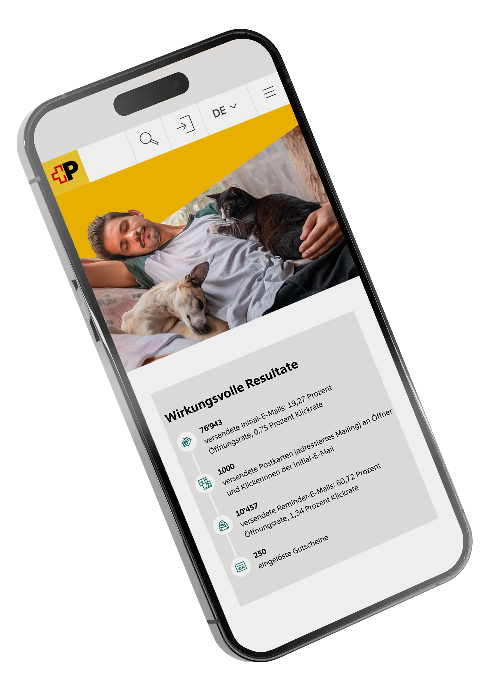 DirectPoint Schweizerische Post Praxisbeispiel Animalia Mobile
